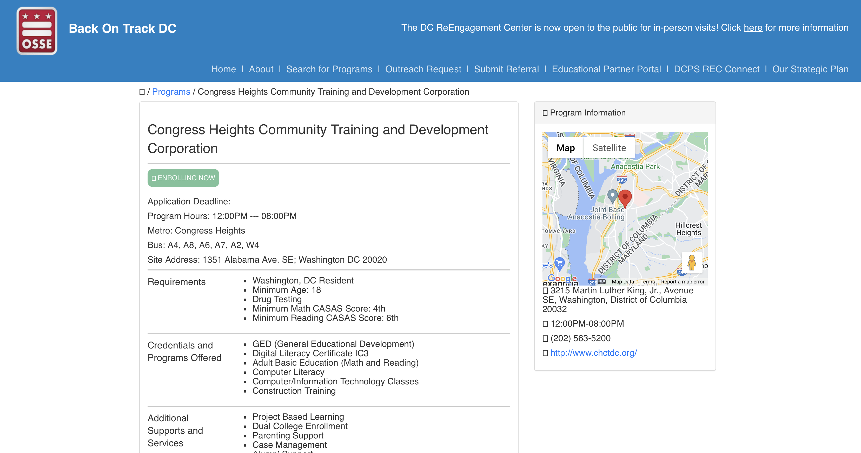 Congress Heights Community Training and Development Corporation